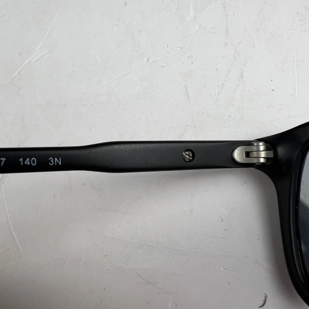 Brooks Brothers BB 5019 Sunglasses Mens 57mm Black Rectangular Classic Preppy